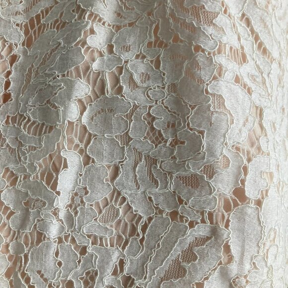 SOIEBLEU White Lace Cocktail Dress US L - Picture 12 of 12